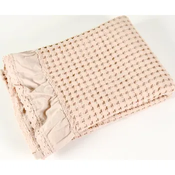 Vaflová osuška v romantickém stylu 70x140 béžová