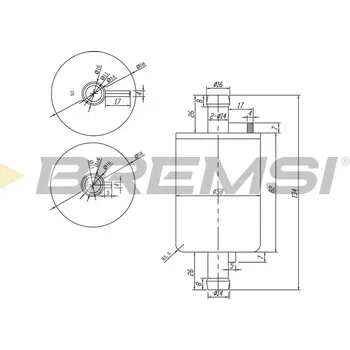 Palivový filtr Palivový filtr BREMSI FE0037