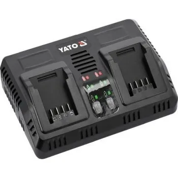 Dvojitá nabíječka 18 V, 2,2 A YATO
