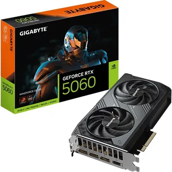 Grafická karta GIGABYTE GeForce RTX 5060 WINDFORCE/OC/8GB/GDDR7