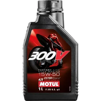 MOTUL motorový olej 300V 4T FL ROAD závodní 15W50 1L (syntetický) (MOTUL motorový olej 300V 4T FL ROAD závodní 15W50 1L (syntetický))