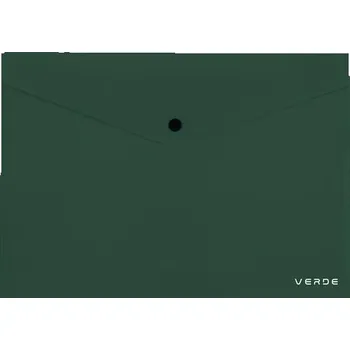 Karton PP Zakládací pouzdro s drukem Verde - A4, zelené, 1 ks