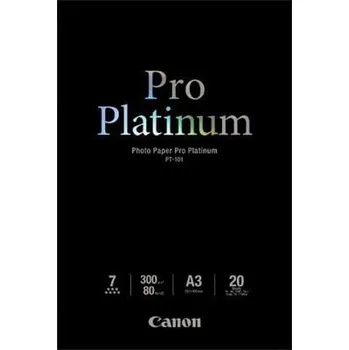 Fotopapír Canon PT-101 A3 Photo Paper Pro Platinum 20sheets 300g/m2 (2768B017)