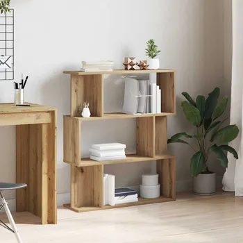 Knihovna vidaXL Knihovna/dělící stěna 80 x 24 x 96 cm [800089] Barva: dub artisan