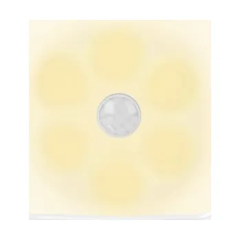 Nástěnné svítidlo LED nástěnné osvětlení QLink 1 W 25 lm 2700 K bílé s pohybovým senzorem 2 ks