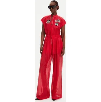 Dámský overall PINKO Overal Miguel 105239 A2M7 Červená Regular Fit 40