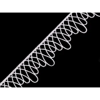 Krajka Vzdušná krajka šíře 30 mm minimalistická