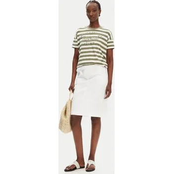 Dámské tričko Olsen T-Shirt 11105101 Zelená Regular Fit 40