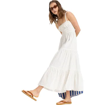 Dámské šaty šaty Roxy Sunshine Coastline Solid - WBS0/Egret S