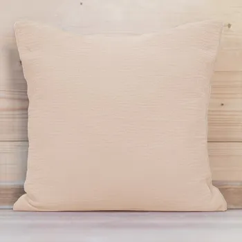 Povlak na polštářek Mušelínový povlak na polštář MSN-068 Pudrově béžový 50 x 60 cm