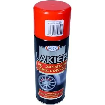 Lak na brzdové třmeny červený 400 ml RAL3001 / Wesco 03524 WESCO