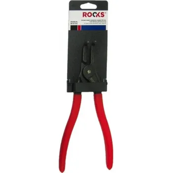 Vnější zahnuté kleště Seger, 230 mm, průměr 40-100 mm, čep SUJ2 2,3 mm OK071011 ROOKS