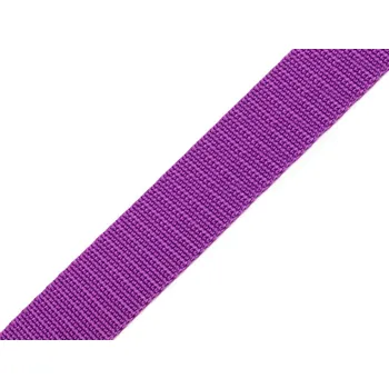 Popruh polypropylenový šíře 20 mm tloušťka 1 mm, barva 40 fialková