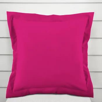 Povlak na dekorativní polštářek Dekorační povlak na polštář s lemem Rongo RG-096 Fuchsiový 35 x 45 cm