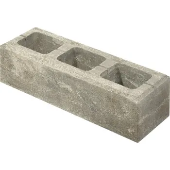 Plot Betonový plot Rivago prodloužený kámen 60x20x16 cm šedohnědý