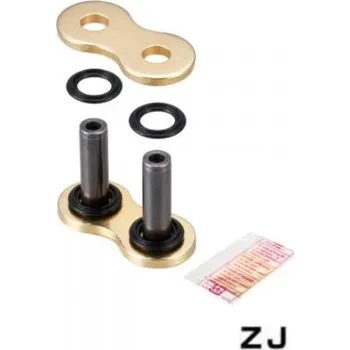 Řetězová sada pro motocykl DID - Japonsko Řetězová spojka nýtovací pro řetěz DID 525ZVMX2 celozlatá