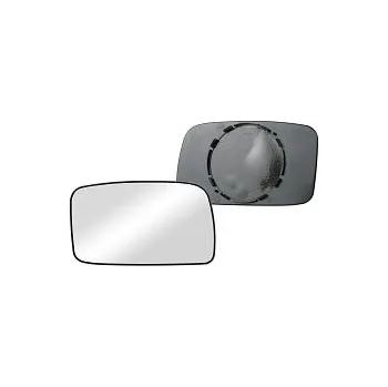 Auto zrcátko Sklo pravého zpětného zrcátka VOLKSWAGEN GOLF II | 1983-1992 | nevyhřívané | chromové | vypouklé | VIEW MAX |