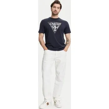 Pánská móda Guess T-Shirt M5YI15 I3Z14 Tmavomodrá Regular Fit S