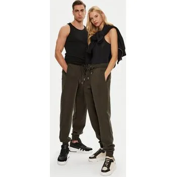 Dámské oblečení AMI Paris Teplákové kalhoty UTR240.JE0091 Hnědá Regular Fit XL