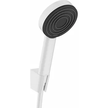 HANSGROHE - Pulsify S Set sprchové hlavice, držáku a hadice, EcoSmart+, matná bílá 24307700