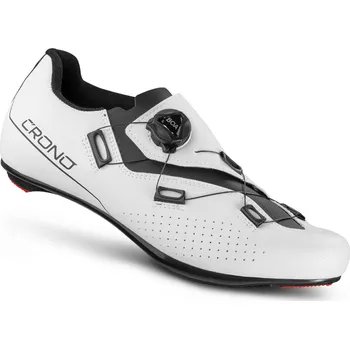 Pánské cyklistické tretry Crono CR3 tretry silniční (bílá) Velikost: 44