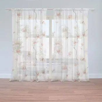 Záclona Sablio Záclony Bílá orchidej: 2ks 150x250cm