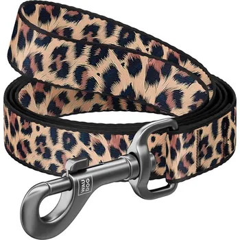 Vodítko pro psa WAUDOG vodítko nylon Leopard (M/122cm/2cm)