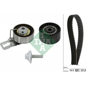 Rozvod motoru Rozvodový řemen sada Citroën Berlingo 08 1.6 BlueHDi 100 14 FM5Q8A615AA INA