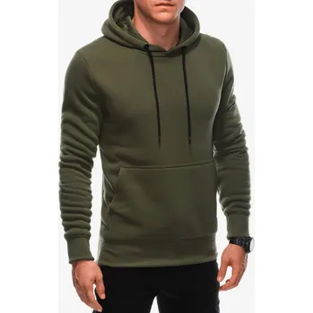 Pánská mikina Edoti Pánské Khaki pánská mikina s kapucí Edoti Zelená M (2320130)