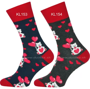 Dámské ponožky STEVEN Valentýnské ponožky Steven-136-153 Barva: KL154-grafit, Velikost: 44-46(29-30)