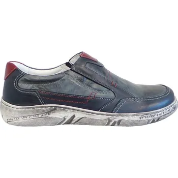 Pánské mokasíny Pánské kožené mokasíny Krisbut 4881-2-1