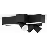 Philips HUE 50608/30/P7 HUE WACA Centris stropní LED svítidlo 1x25W+GU10 3x5,7W 2810lm 2000-6500K RGB IP20 černá