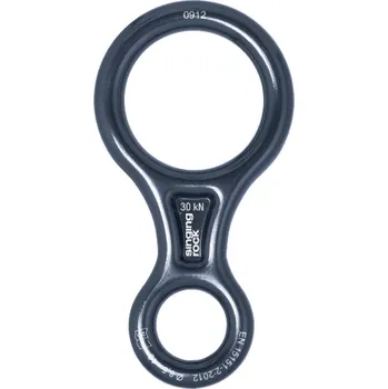 Lezecký doplněk Singing Rock - Slaňovací osma L, Antracitová