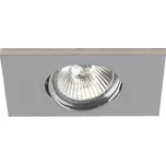 Emithor DOWNLIGHT podhledové svítidlo 1x GU10 50W bez zdroje 10x8cm hranaté IP20, chromové