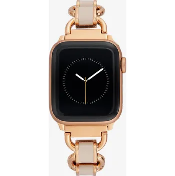 Anne Klein Dámské Dámský řemínek pro Apple Watch 42/44/45/ultra 49mm v růžovozlaté barvě Anne Klein Růžová UNI (2661937)