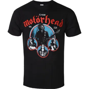 Tričko metal pánské Motörhead - 50 Years Lemmy Circles - ROCK OFF - MHEADTEE85MB - S
