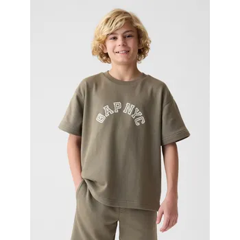 Chlapecké tričko GAP Chlapecké Dětské tričko Gap NYC GAP Zelená 152/158 (2284942)