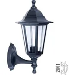 Prezent CAPRI venkovní nástěnné svítidlo 1x E27 60W bez zdroje IP44, černé