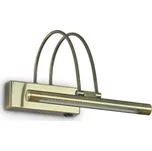 Ideal Lux BOW AP nástěnné LED svítidlo 1x2,5W 230lm 3000K 26cm IP20, starožitná mosaz