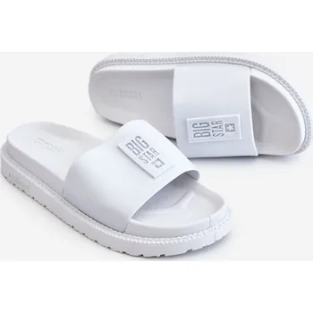 Dámská obuv BIG STAR SHOES Dámské Dámské pantofle Big Star Bílé Bílá 36 (2825756)