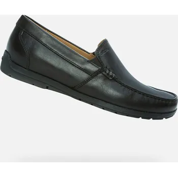 Pánské polobotky Geox Pánské Černé pánské mokasíny Geox Siron w Černá 41 (2669896)