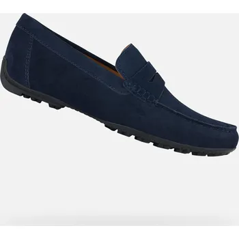 Pánské polobotky Geox Pánské Tmavě modré pánské mokasíny Geox Kosmopolis + Grip Modrá 41 1/2 (2741674)