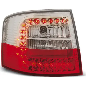 Zadní světlomet TUNING-TEC Zadní světla Audi A6 4B 97-05 combi - krystal/červené LED_1