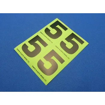 RC náhradní díl Tamiya 66545 R/C GP Number Sticker "5" - expresní doprava