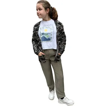 Dívčí bunda Mayoral přechodový kabát,přehoz 61200 maskáč Rozměr: 152