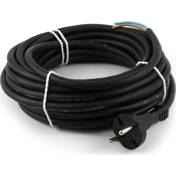 elektrický kabel FLEXO šnůra H05RR-F 2x1,0 3m, vidlice přímá