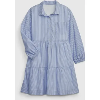 Dívčí šaty GAP Dívčí Dětské pruhované šaty GAP Modrá 128/134 (2433452)