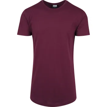Pánská móda Tričko z Urban Classics - Shaped Long Tee - Muži - vínová