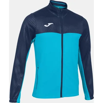Dámská mikina Sportovní mikina JOMA Montreal Fluor Turquoise-Navy 2XL