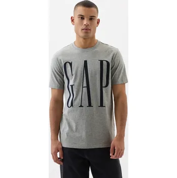 Pánské tričko GAP Pánské Tričko s logem Gap Šedá L (2462854)